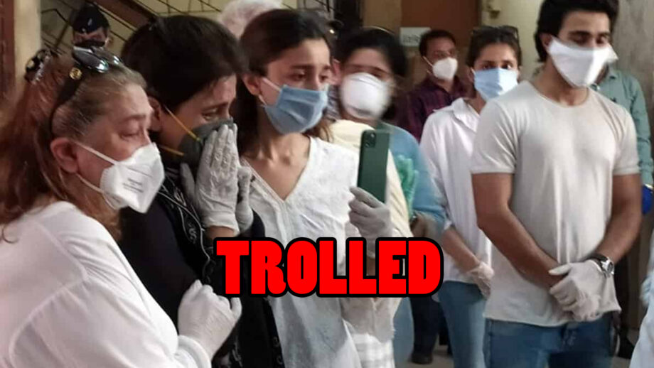 Check Out! Why Alia Bhatt Got TROLLED At Rishi Kapoor’s Funeral?