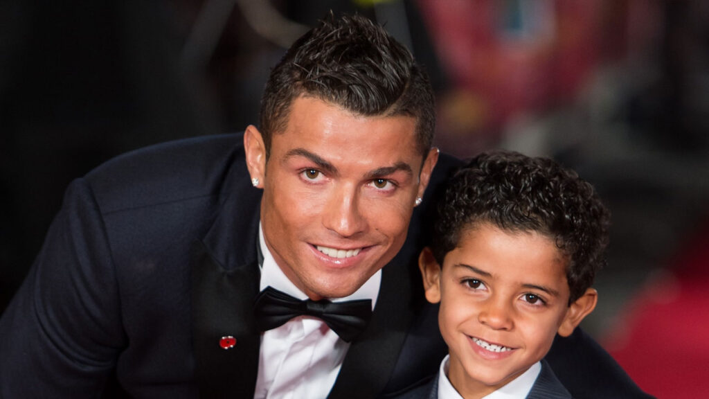 Cristiano Ronaldo turns coach for his son, Cristiano Ronaldo Jr.