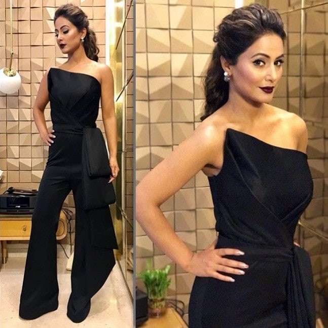 Every time Hina Khan Makes Perfect Style Statement In Dark Shades 4