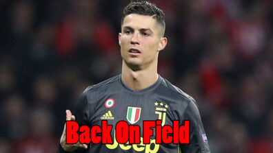 Good news: Cristiano Ronaldo is back on the grounds