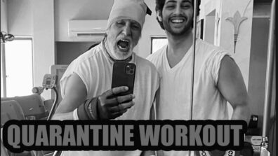 Hulk Mode: Amitabh Bachchan does some ‘Quarantine Bodybuilding’ with his grandson