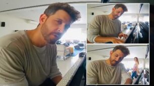 I for India: Hrithik Roshan sings and plays the piano for COVID-19 frontline workers
