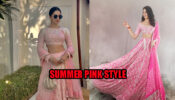 IN PHOTOS: When Kiara Advani and Janhvi Kapoor rocked the ‘summer pink style’ in a Manish Malhotra gear