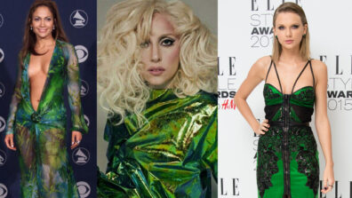 Jennifer Lopez, Lady Gaga, Taylor Swift Looks Drop-Dead Gorgeous In Green Outfits!