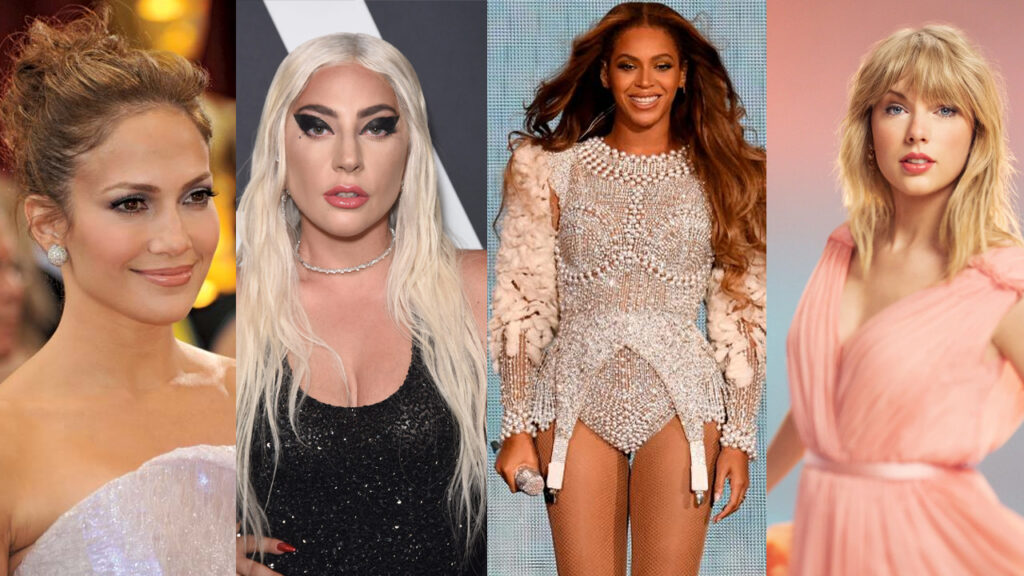 Jennifer Lopez VS Lady Gaga VS Beyoncé VS Taylor Swift: Who Do You Like To Listen To? 1