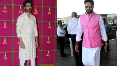 Kartik Aaryan And Abhishek Bachchan Slayed White Pants Outfit Perfectly, See Pics