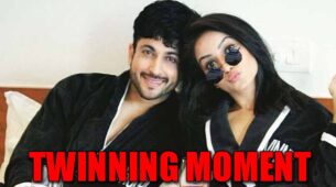 Kundali Bhagya actor Dheeraj Dhoopar and wife Vinny Arora’s TWINNING moment