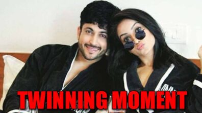 Kundali Bhagya actor Dheeraj Dhoopar and wife Vinny Arora’s TWINNING moment