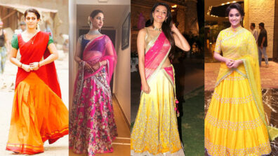 Nayanthara, Tamannaah Bhatia, Kajal Aggarwal, Keerthy Suresh: Who Carried Saree Style Lehenga Best?