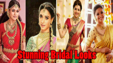 Nayanthara, Tamannaah Bhatia, Kajal Aggarwal, Keerthy Suresh’s STUNNING South Indian Bridal Looks