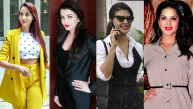 Nora Fatehi, Aishwarya Rai Bachchan To Jacqueline Fernandez  will inspire you to freshen up your corporate wardrobe!