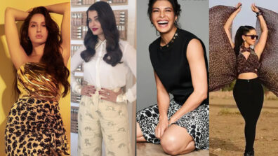 Nora Fatehi, Aishwarya Rai Bachchan To Jacqueline Fernandez ‘s Stunning Animal Print Outfits To Take Fashion Cues From; See Pics