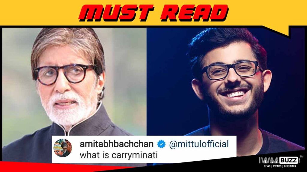 OMG: Amitabh Bachchan has no idea who is CarryMinati, asks 'what is carryminati' 3