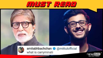 OMG: Amitabh Bachchan has no idea who is CarryMinati, asks ‘what is carryminati’