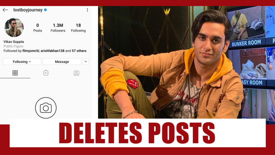 OMG!! Bigg Boss fame Vikas Gupta DELETES all Instagram posts: Is he upset?