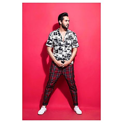 Pearl V Puri, Randeep Rai, Parth Samthaan knows how to style a printed shirt! - 0