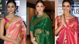 Poll Alert: Alia Bhatt VS Anushka Sharma VS Deepika Padukone: Who Gives Iconic Designer Silk Saree Blouse Inspiration?