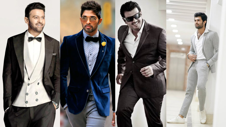 Prabhas, Allu Arjun, Ajith Kumar, Vijay Deverakonda: Who looks most dashing in a formal suit?