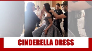 Rare Picture of Aishwarya Rai Bachchan Getting Dolled Up In A Cinderella Dress