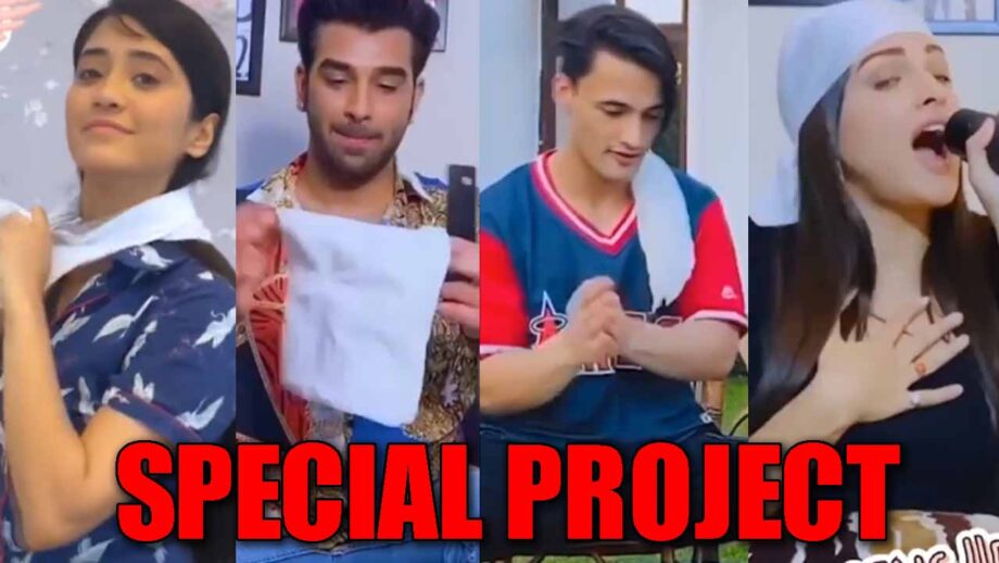 Shivangi Joshi, Asim Riaz, Himanshi Khurana, Prince Narula, Paras Chhabra, Mahira Sharma, Anushka Sen come together for a special project