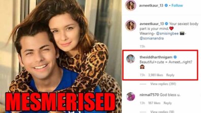 Siddharth Nigam mesmerised seeing Avneet Kaur’s beauty: comments on her picture