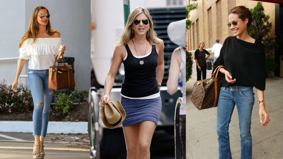 Sofia Vergara, Jennifer Aniston, Angelina Jolie: 5 Must-Try Casual Tops