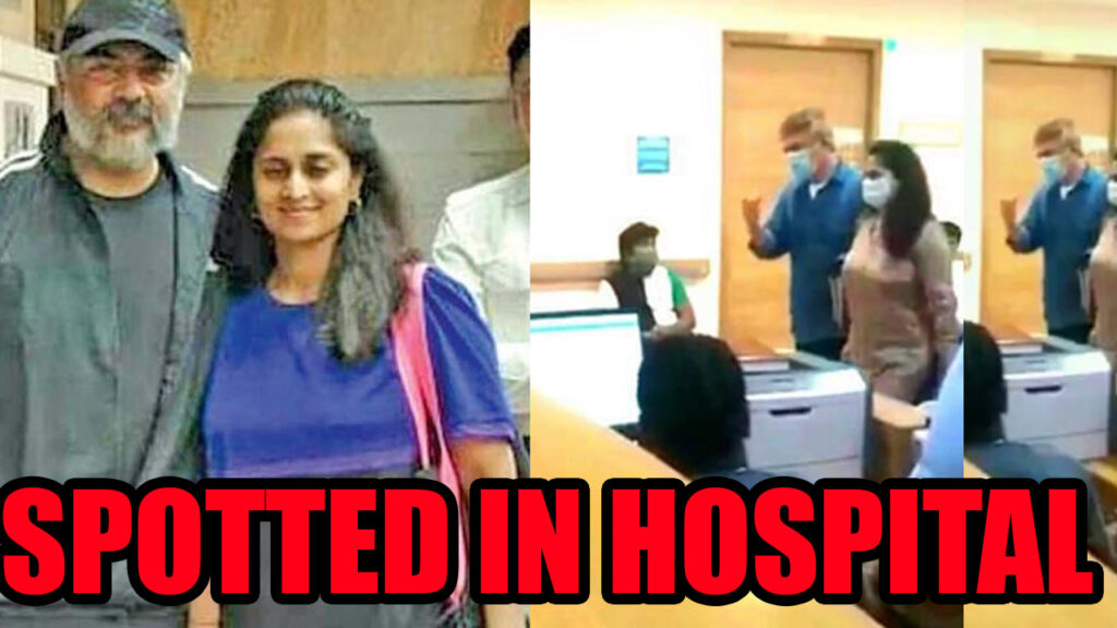 South superstar Ajith spotted in hospital with wife Shalini, fans left worried