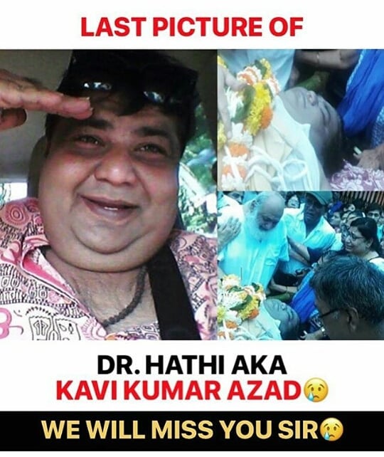 Special Moments From Taarak Mehta Ka Ooltah Chashmah’s Dr. Haathi, Kavi Kumar Azad - 3