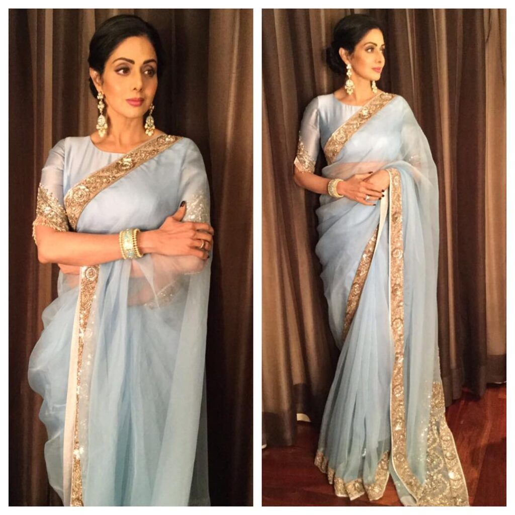 Stunner Or Bummer: Shriya Saran VS Trisha Krishnan VS Sridevi, Who Styled In Manish Malhotra Outfit Best? - 1