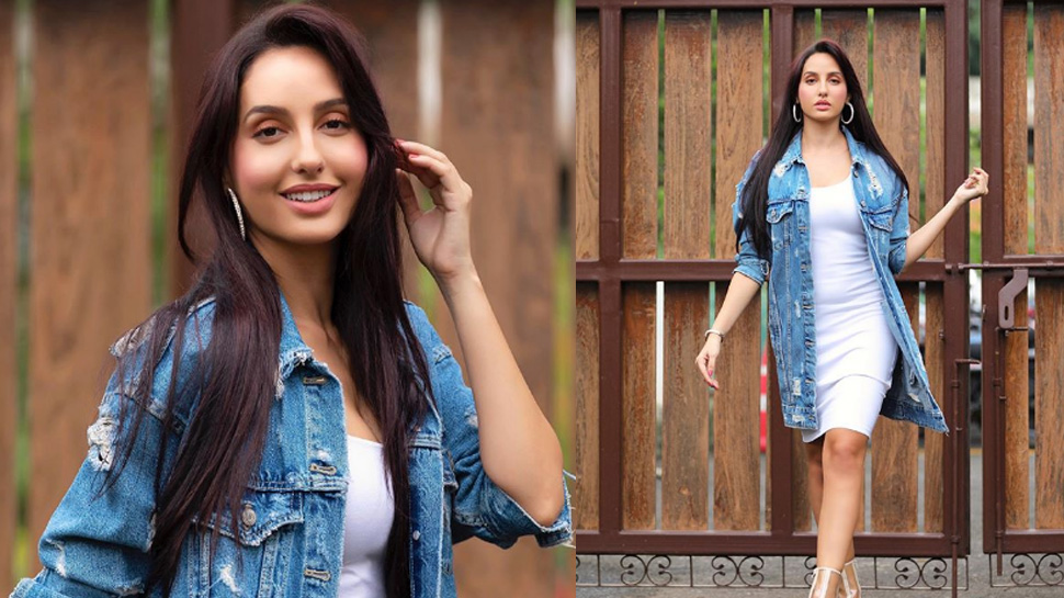 Tara Sutaria, Jacqueline Fernandez To Nora Fatehi: Who Slew The Denim Outfit Better? - 1