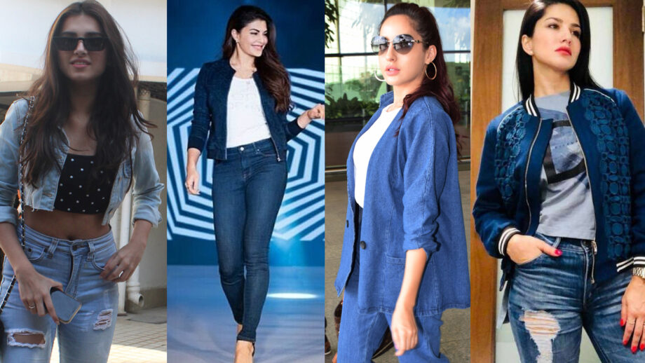 Tara Sutaria, Jacqueline Fernandez, Nora Fatehi, Sunny Leone: Who Slew The Denim Outfit Better?