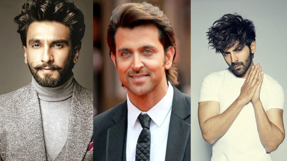 Then And Now: Ranveer Singh, Hrithik Roshan, Kartik Aaryan - These handsome hunks have always set fashion trends and how