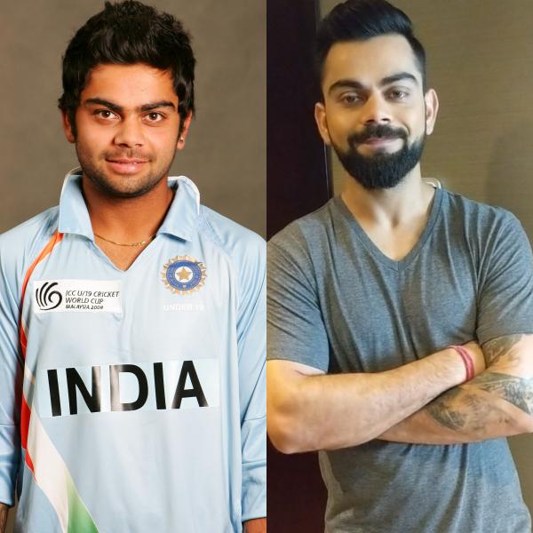 Then And Now: Virat Kohli, Mahendra Singh Dhoni And Hardik Pandya’s Major Transformation  - 0