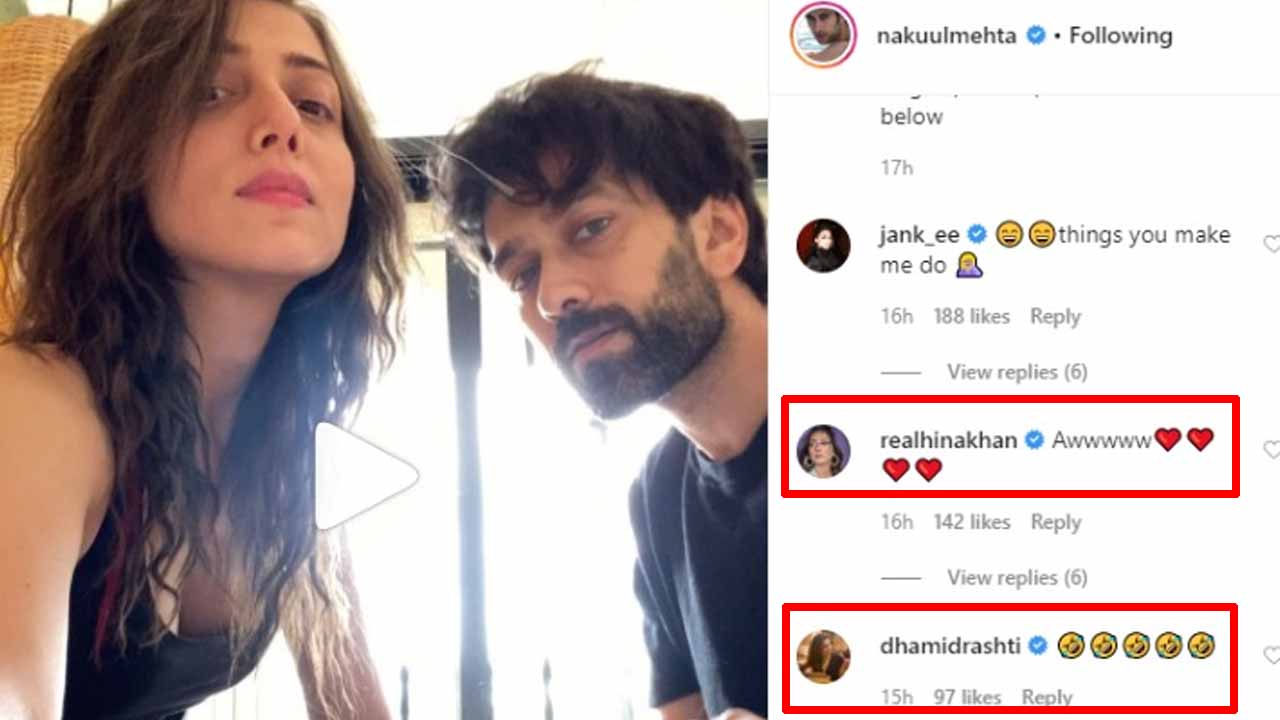 This is what Drashti Dhami and Hina Khan have to say on Nakuul Mehta and wife's jugalbandi