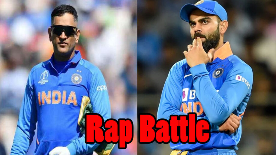 Watch Now! MS Dhoni VS Virat Kohli's Rap Battle