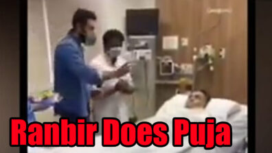 Watch Now: Rare Hospital Video of Sad Ranbir Kapoor doing puja after Rishi Kapoor’s death