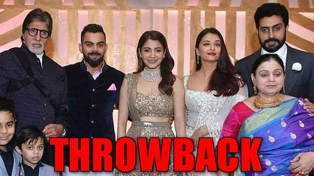 When Amitabh, Aishwarya and Abhishek Bachchan graced Virat Kohli-Anushka Sharma's reception