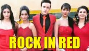When Kumkum Bhagya team ROCKED in red