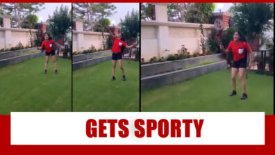 Yeh Rishta Kya Kehlata Hai actress Shivangi Joshi gets sporty