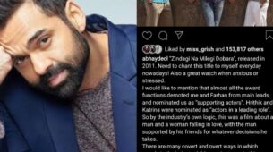 After Kangana Ranaut, Abhay Deol opens up on favouritism, writes, ‘Me & Farhan Akhtar were demoted as supporting actors during ZNMD’