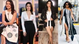 All the times Anushka Sharma, Kareena Kapoor, Janhvi Kapoor And Priyanka Chopra Slew In Black And White Look