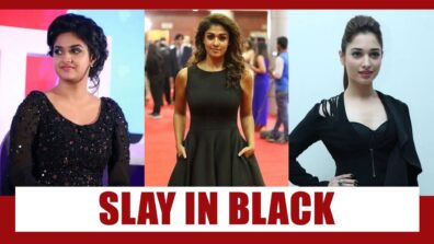 All the times when Nayanthara, Tamannaah Bhatia and Keerthy Suresh slayed in black look