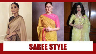 Anushka Sharma, Kareena Kapoor and Priyanka Chopra Know How To Wear Sarees With Long Blouses