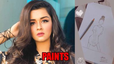 Avneet Kaur paints and leaves fans surprised