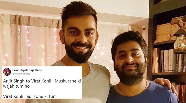 Awesome Memes On Virat Kohli And Arijit Singh