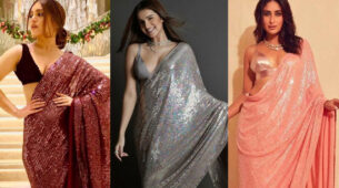 Bhumi Pednekar Vs Tara Sutaria Vs Kareena Kapoor: Who Carried Sequin Saree Best?