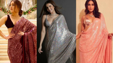 Bhumi Pednekar Vs Tara Sutaria Vs Kareena Kapoor: Who Carried Sequin Saree Best?