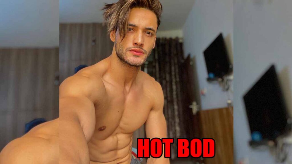 Bigg Boss fame Asim Riaz flaunts his shirtless hot bod