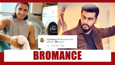 Bromance: Ranveer Singh shares post doing laundry, Arjun Kapoor comments “mermaid color patloon”