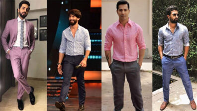 Check Out! Ayushmann Khurrana, Shahid Kapoor, Varun Dhawan And Vicky Kaushal’s Styling Tips For Office Goers